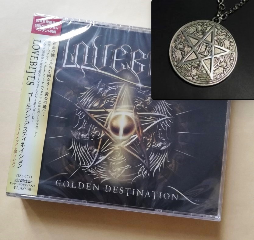 【新品未開封】 LOVEBITES / ゴールデン・デスティネイション(完全生産限定盤(CD+ペンダント)) ラヴバイツ GOLDEN DESTINATION拍卖