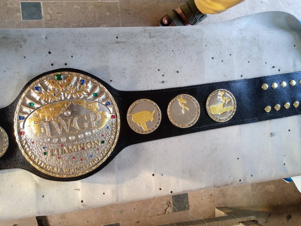 海外 送料込み 高品質 初代IWGPヘビー級 プロレス レスリング チャンピオンベルト レプリカ拍卖
