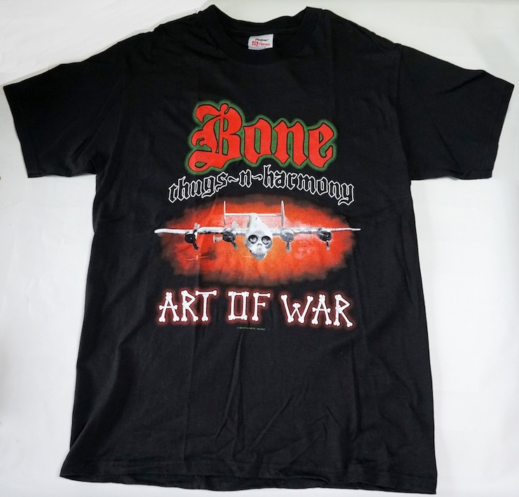 ★ 珍・Bone thugs-n-harmony ART OF WAR ビンテージ Tシャツ・正規品・'90s・当時モノ・ボンサグ・未使用・HIP HOP・G-RAP・即決!拍卖