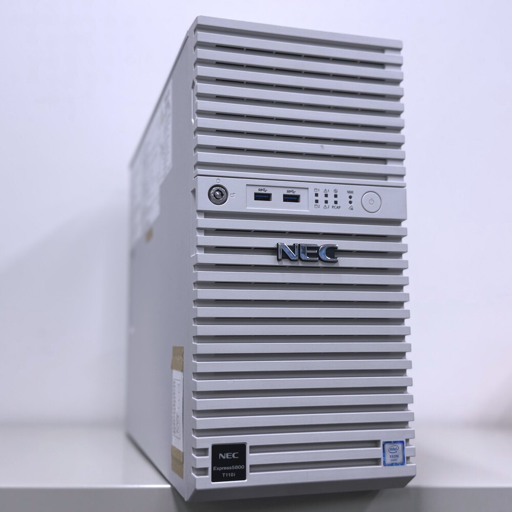 @XK212 秋葉原万世鯖本舗 NEC T110i・N8100-2509Y 静音ミニタワー Xeon E3-1230v6/メモリ32G/RAID1-1TBx2/WindowsServer2025Std拍卖