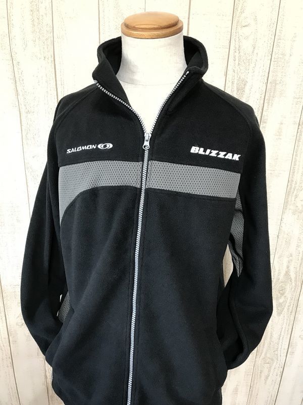 お勧め・【フリースジャケット】SALOMON BILIZZAK サロモン ブリザック 黒拍卖