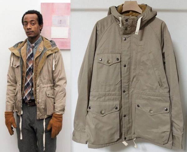 旧タグ Engineered Garments エンジニアードガーメンツ Field Parka Army Cloth フィールド パーカーM 裏地ウール拍卖