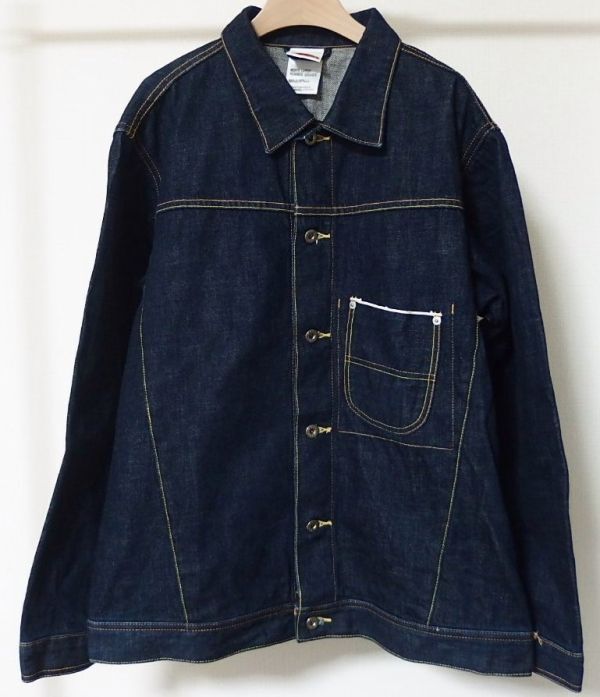 MASTERPIECE マスターピース x POST O'ALLS OVERALLS ポスト オーバーオールズ デニム ジャケット Gジャン L拍卖