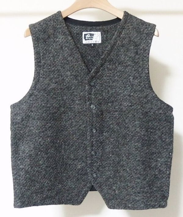 旧タグ Engineered Garments エンジニアードガーメンツ ニット ジレ ベスト S拍卖
