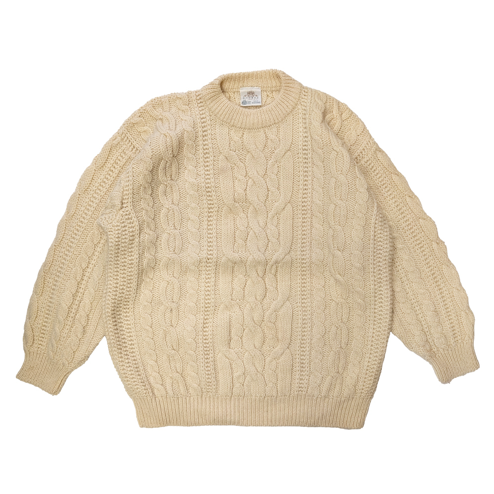 90's vintage BONNER of Ireland ウール wool フィッシャーマンニット アランニットセーター Ireland製【G】拍卖