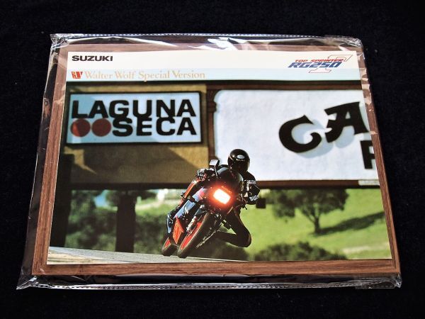 スズキ RG250Γ・ウォルターウルフ(銀) 1986年? 希少カタログ・美美品・送料込み!拍卖