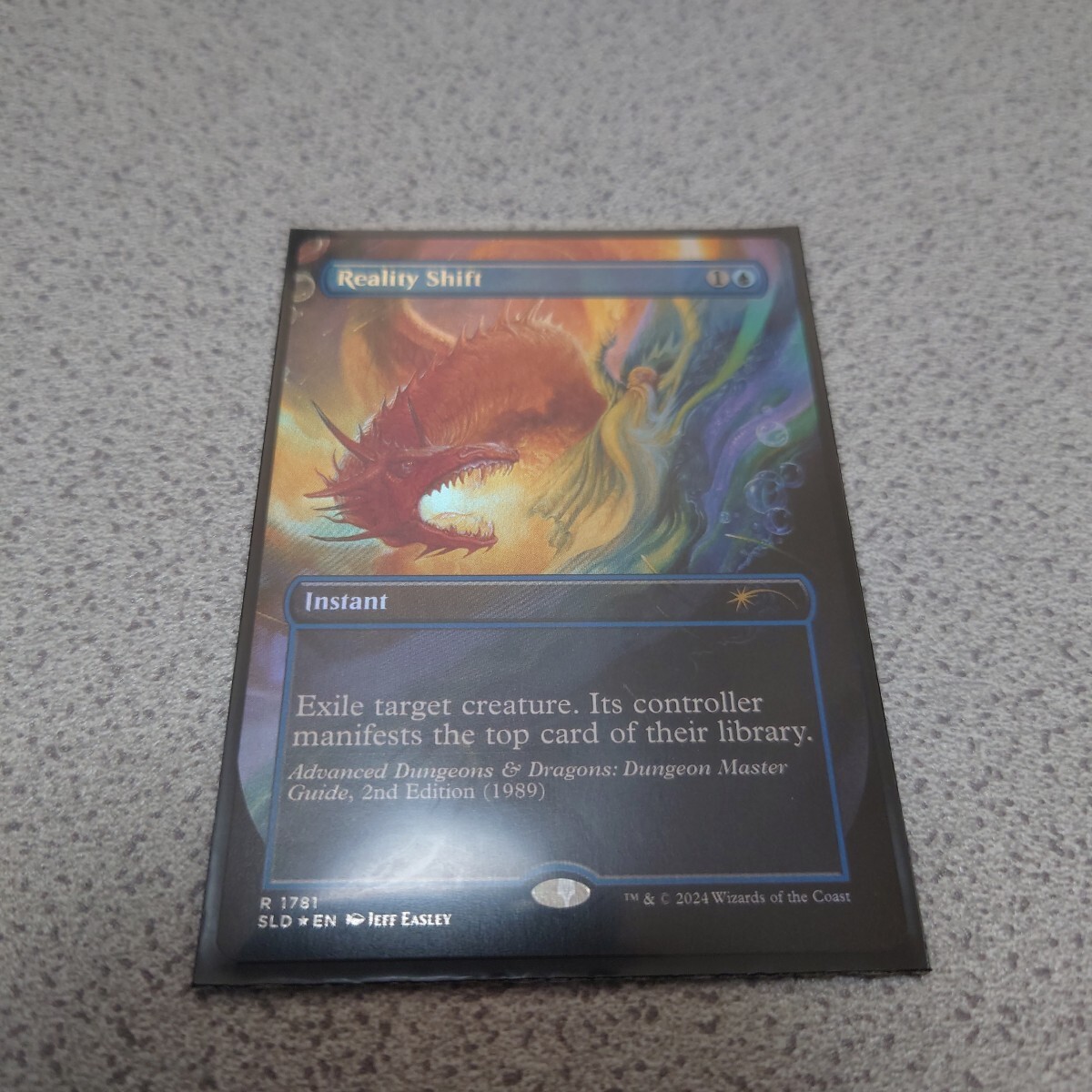 MTG SLD 現実変容 英語foil 一枚 Secret lair Dungeons & Dragons シークレットレイヤー 即決拍卖