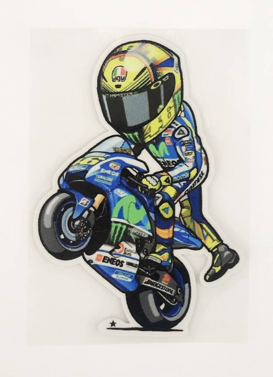 ST-035 MotoGP 46 バレンティーノ ロッシ Rossi YAMAHA AGV 3M ステッカー 反射剤入り拍卖