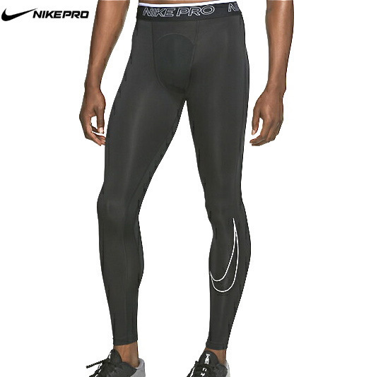 【新品】ナイキ プロ ロング タイツ【010:黒】S インナー スパッツ レギンス ランニング ジョギング マラソン トレーニング ジム NIKE PRO拍卖