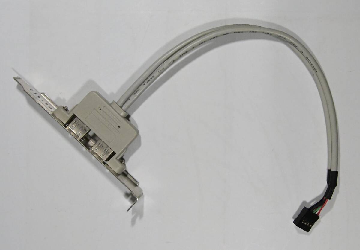 動作保証★拡張ブラケット USB2.0 2port 2ポート リアパネル★072拍卖
