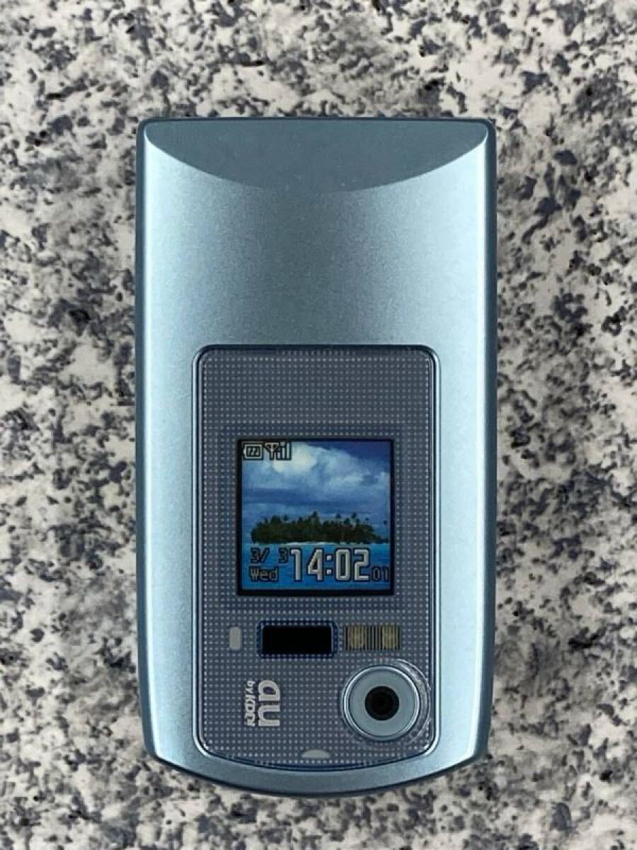 《新品モック》au A1402S Aqua Blue by Sony Ericson《希少模型》拍卖