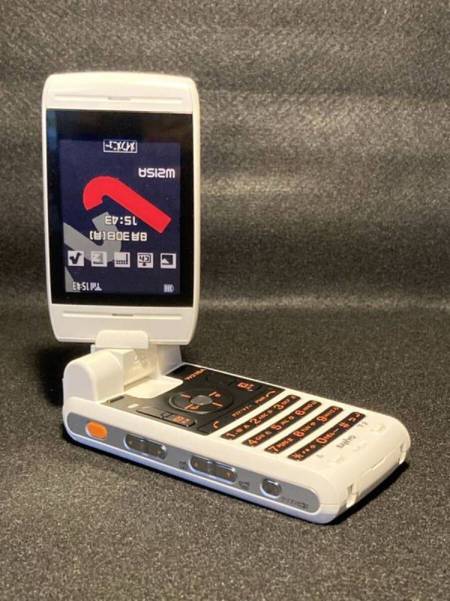 《美品モック》au W21SA Zero White by SANYO《希少模型》拍卖