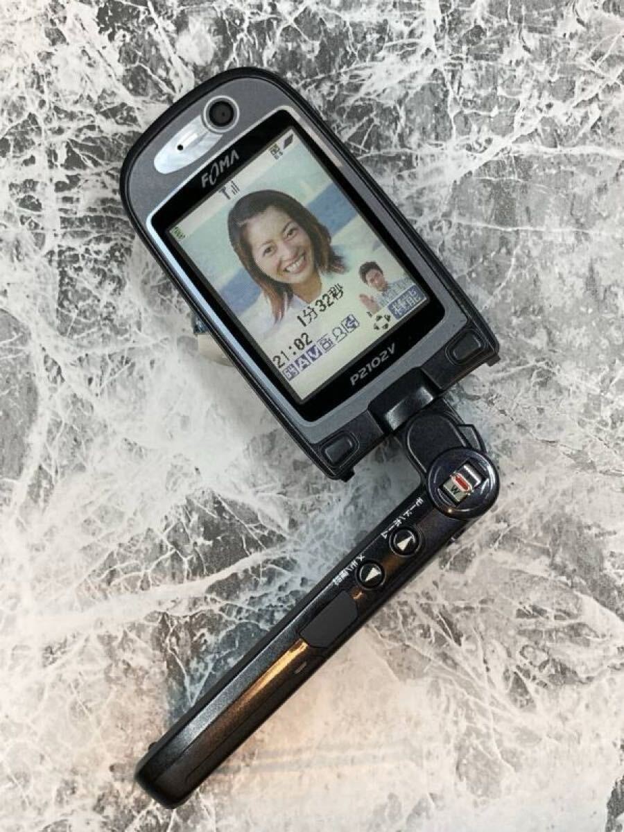 《美品モック》docomo FOMA P2102V Black by Panasonic《希少》拍卖