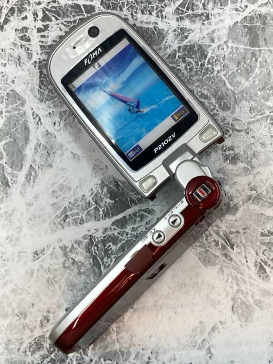 《美品モック》docomo FOMA P2102V Red by Panasonic《希少》拍卖