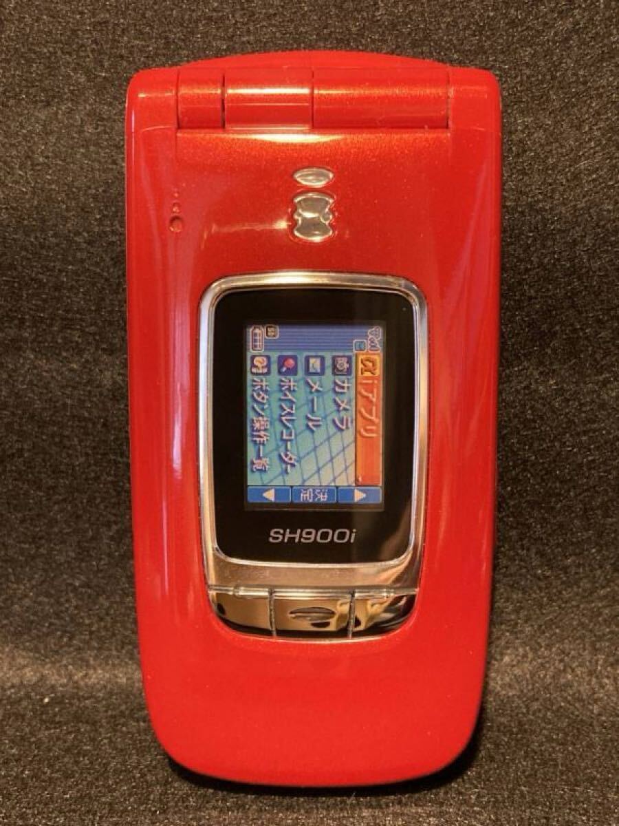 《美品モック》docomo FOMA SH900i Red by Sharp《希少》拍卖