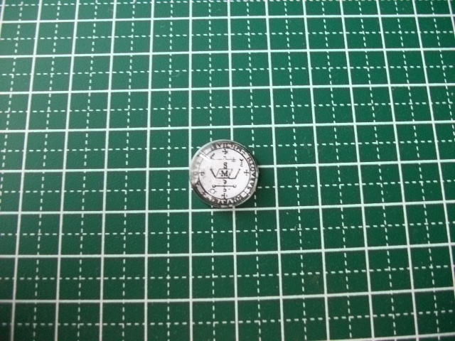 ▲▽16mm 四大天使のシジル ミカエル印章 ドームカボション◆アルマデル奥義書 ハンドメイド拍卖