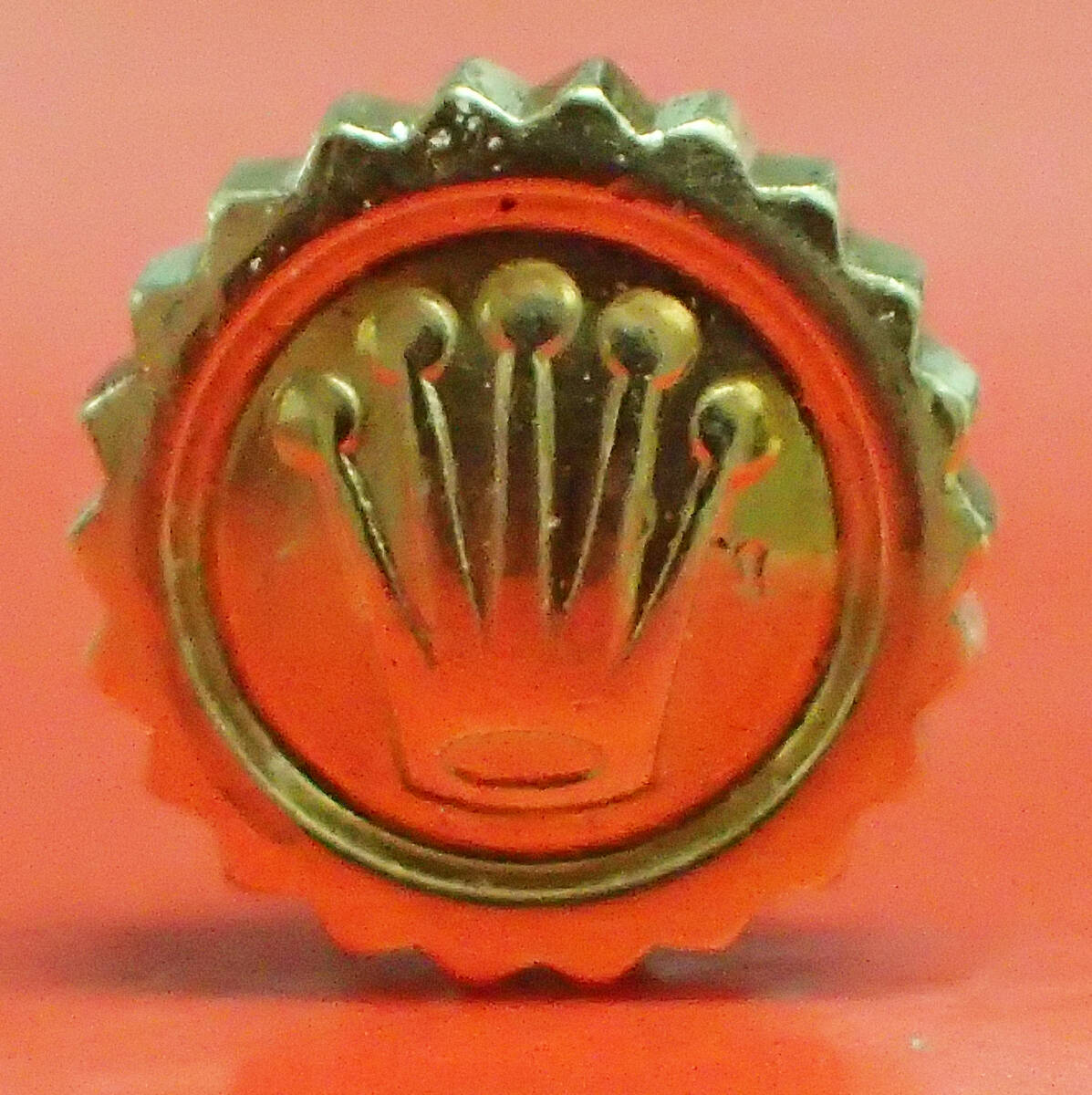 ROLEX ロレックス 純正 金 リューズ 竜頭 4.2mm 枠 プレジョン チェリーニ【1】拍卖