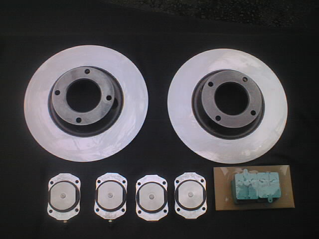 SR311/SP311用フロントブレーキローター&キャリパーピストン Set,,拍卖