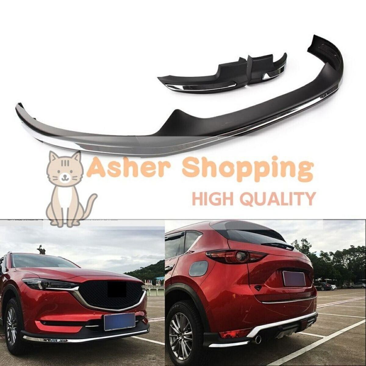 フロント&リア バンパースポイラー セット カバー ガード bajiao383-ss2拍卖