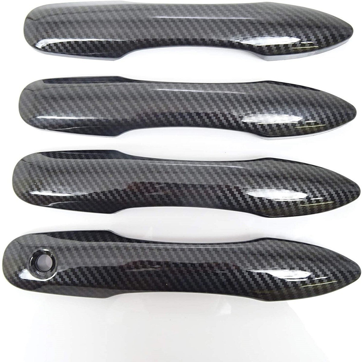 トヨタ プリウス 50系 PHV カーボン調 ドアハンドル カバー ドアノブ カバー ノブ スマート無し P50 10001064拍卖