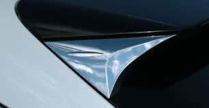 ハリアー 80 85 ハイブリッド PHEV クローム メッキ リアピラー リアウイング リアスポイラー ウイング リアゲート 10004275拍卖