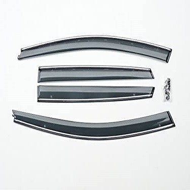 フォルクスワーゲン ポロ 6R (2009年-2018年)取付金具付き メッキ モール ドアバイザー サイドバイザー 10000444拍卖