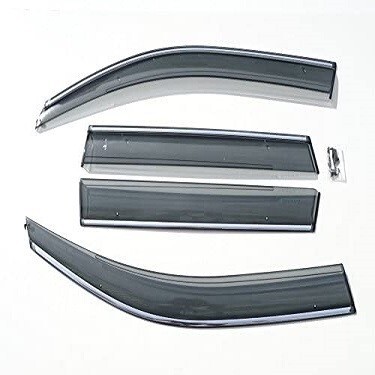 日産 T31 エクストレイル T31型(2007年-2015年) メッキ モール 取付金具付き ドアバイザー サイドバイザー 10000561拍卖