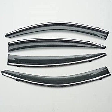 シトロエン DS4 シック スポーツシック 2011年9月から) 取付金具付き メッキ モール ドアバイザー サイドバイザー 10005103拍卖