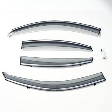 日産 ティアナ L33 (2014年から) メッキ モール 取付金具付き ドアバイザー サイドバイザー ドア 10000557拍卖