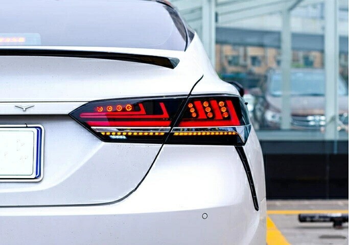 LEDテールランプ 流れるウィンカー カムリ 10代目 70系 シーケンシャル テールライト 取付簡単 ブラック bajiao097-ss2拍卖