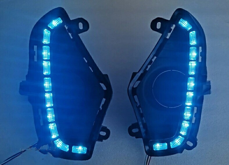 LEDデイライトRAV4 50系 フォグランプカバー 流れるウインカー 三色切替 左右セット bajiao091-ss2拍卖