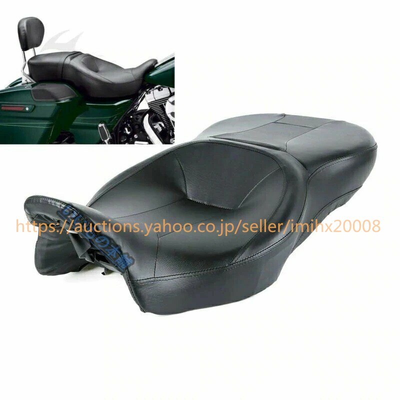 バイクシート 2014?2017年 ハーレー ツーリングモデル シート ブラック bajiao240-ss2拍卖
