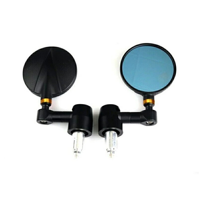 オートバイ ブラック ラウンド ハンドル バーエンド ミラー ホンダ スズキ bajiao164112-ss2拍卖