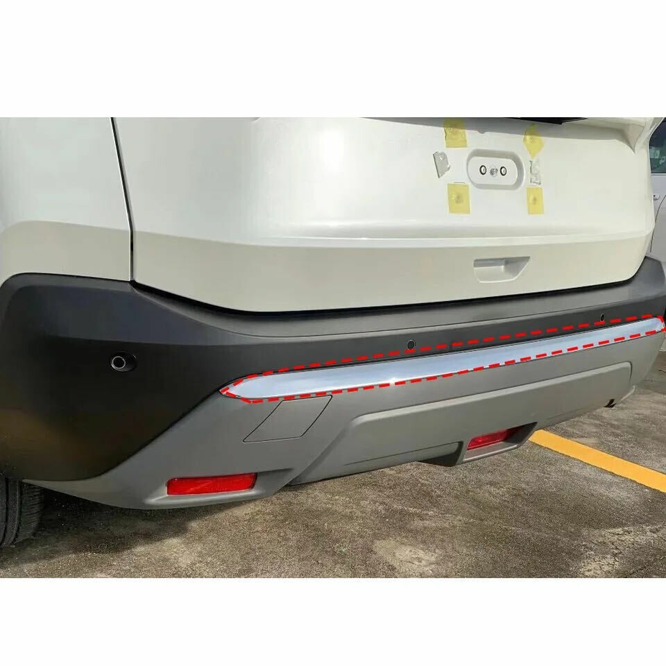 日産 エクストレイル T33 SNT33 S X e-4ORCE メッキ リアバンパー カバー パネル カバー モール 10004991拍卖