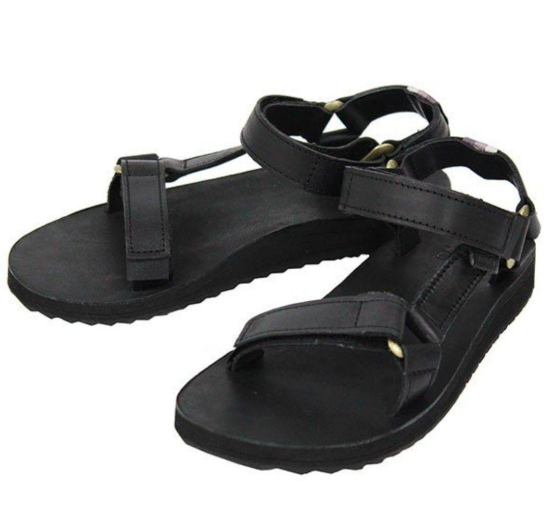 【26cm】TEVA テバ/スポーツサンダル/クラフトレザー/ブラック拍卖