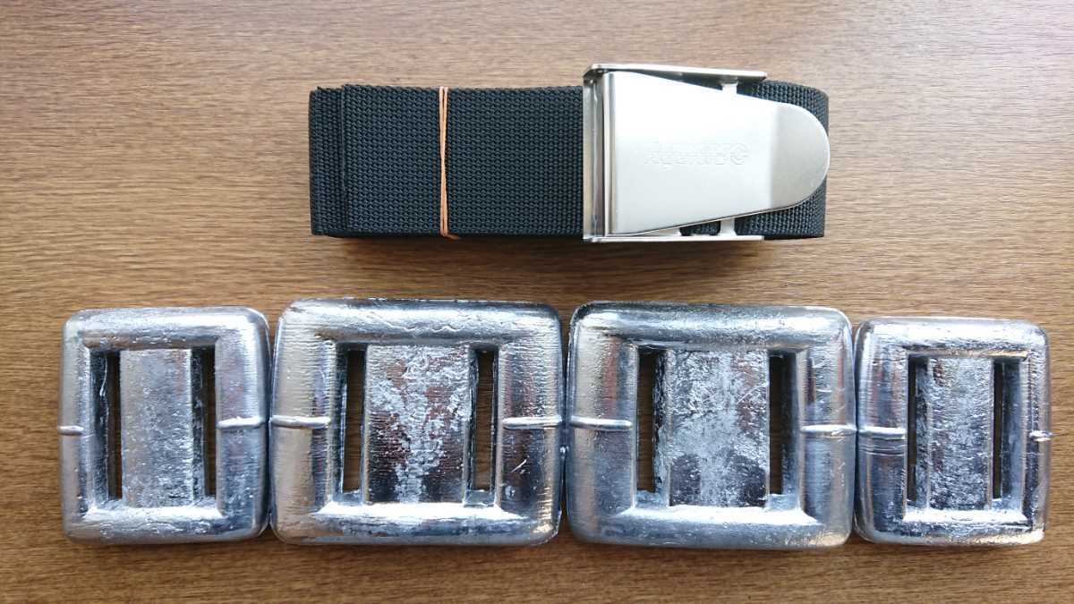 新品 ダイビングウエイト6kg ベルトセット スキューバダイビング 鉛 錘拍卖