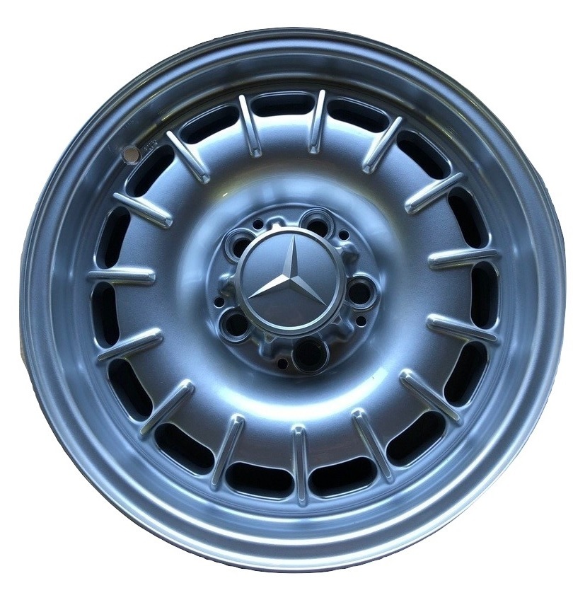 【Mercedes-Benz】 ベンツ 4本SET W123 純正 タイプ ホイール 6.5J 5穴 ET25 IN25 230E 280E 230TE 280TE 230CE 280CE 300CD 220D RMBA6515拍卖