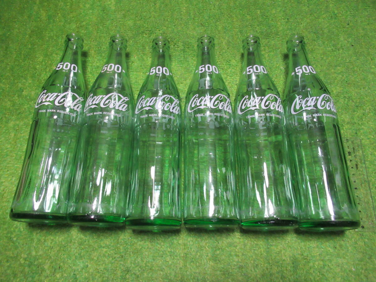 コカ・コーラ 空き瓶 6本 500ml拍卖