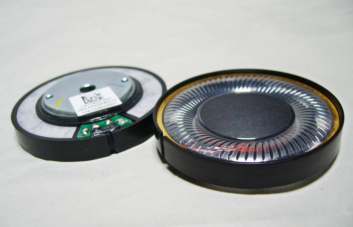 【送料無料 新品 未使用】 50mm径 Hi-End ヘッドホン ドライバー Peerless HPD-50N-25PR0032 「1ペア」 13万の高級ヘッドホンに採用拍卖