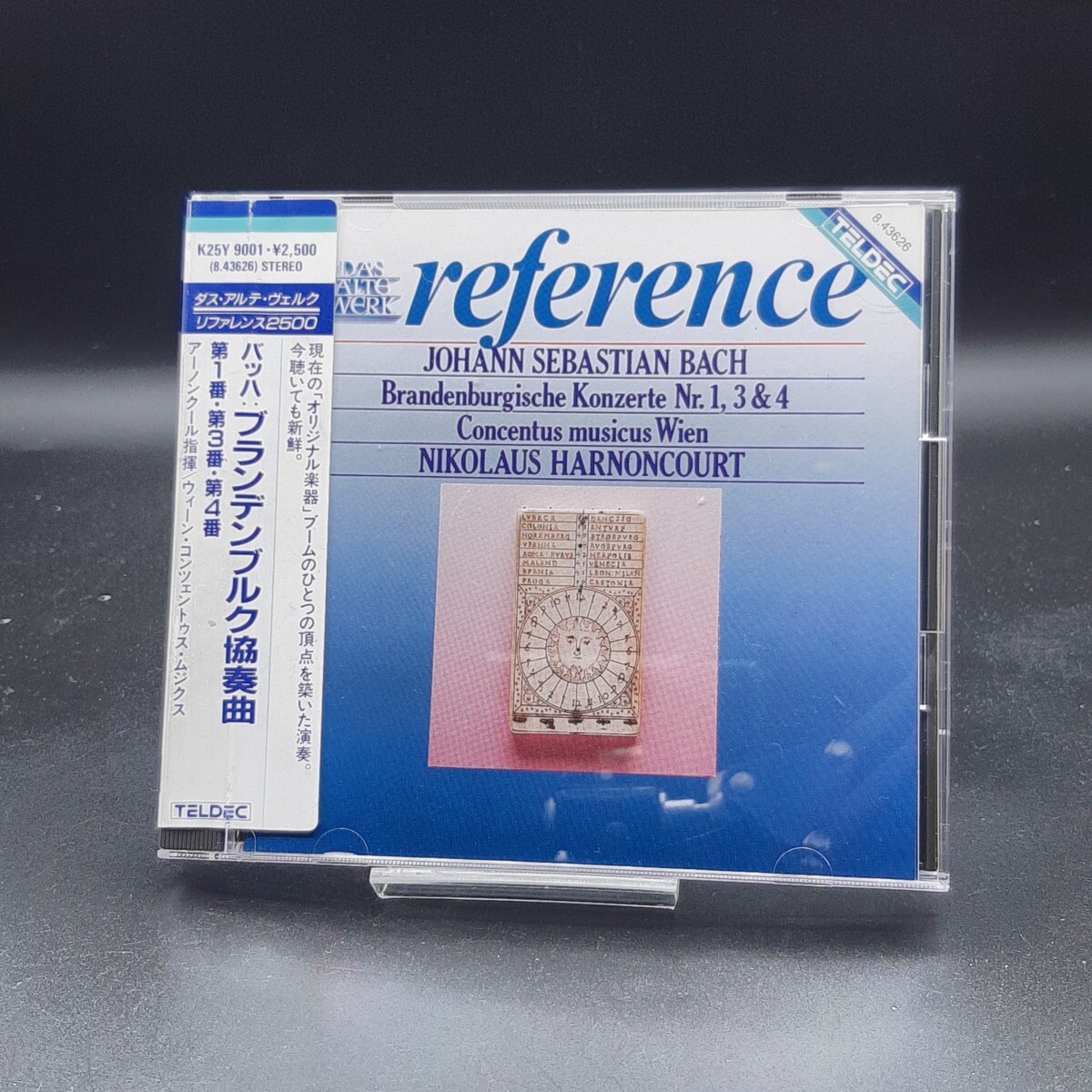 MAT24【シール帯】J.S.バッハ:ブランデンブルク協奏曲 第1・3・4 アーノンクール指揮 ※歌詞カードに書き込みあり拍卖