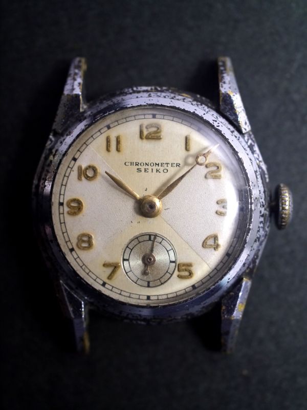 セイコー SEIKO クロノメーター CHRONOMETER 手巻き スモールセコンド 12452 腕時計 z278 ジャンク拍卖