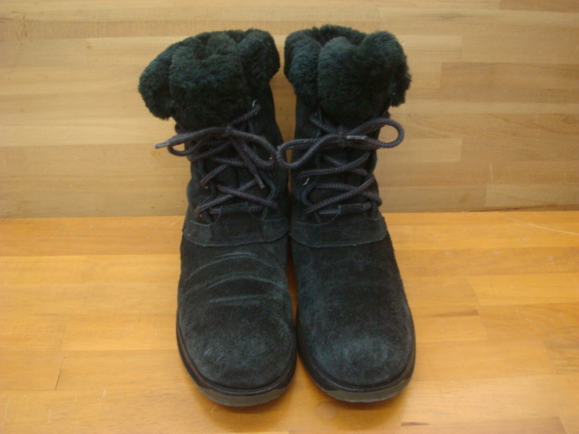 中古15日本限定EMUシープスキンブーツShaw Lo(WATER PROOF) 26cm Black EUモデル拍卖