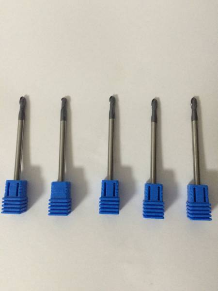 新品 RG 2枚刃 R2 TIALN コーティング 超硬 ボールエンドミル φ4 カッター 。拍卖