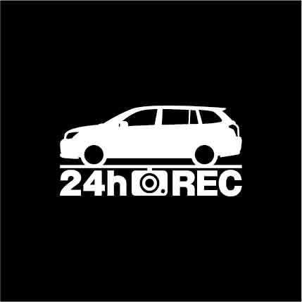 【ドラレコ】トヨタ カローラフィールダー【160系】前期型 24時間 録画中 ステッカー拍卖