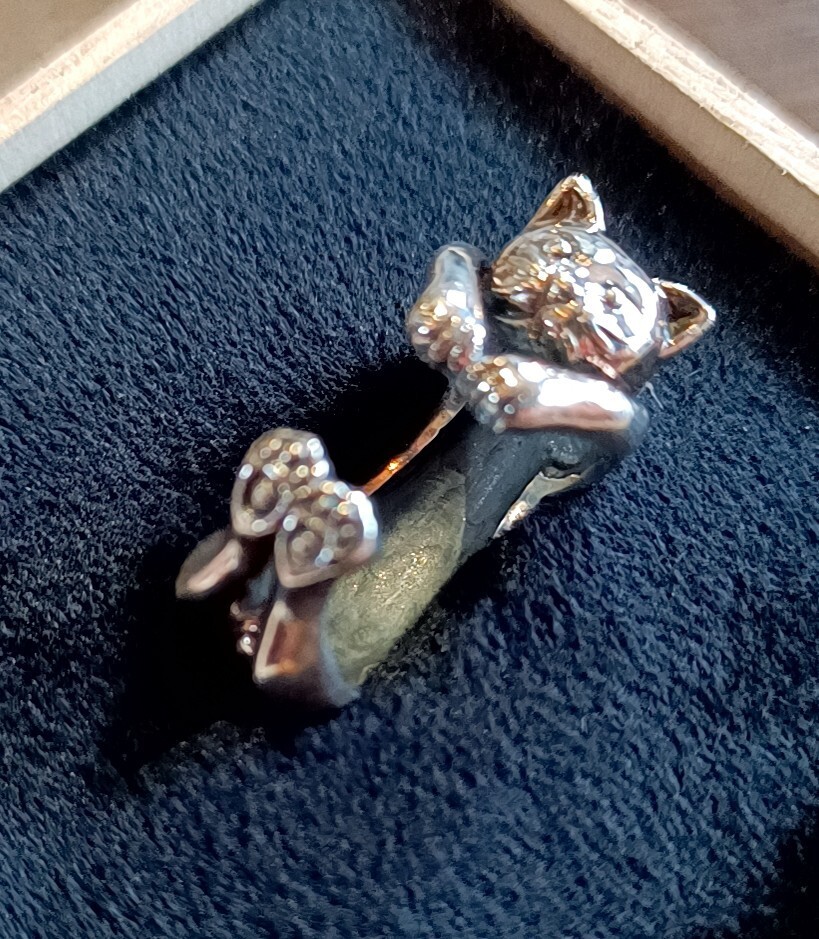 (304)WAGIN 猫ring シルバー925拍卖