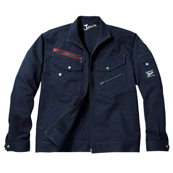 新品即決!JAWIN 52100 ジャンパー 自重堂 ブルゾン ネイビー JICHODO 作業服 ジャケット 新庄剛志 ジャウィン ネービー 紺拍卖