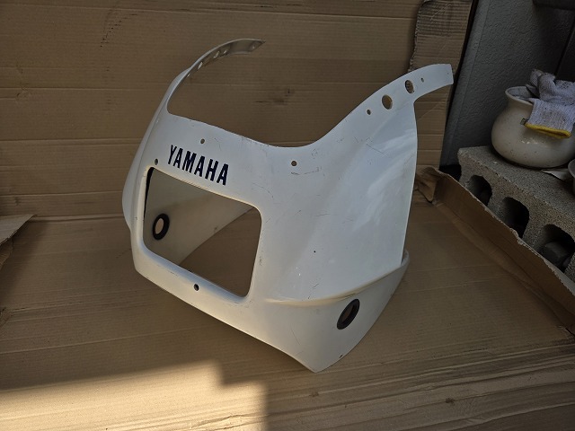 TZR125フルカウル車(2UT)用 アッパーカウル・アンダーカウルのセット 中古品 取付ボルト・ステー類欠品拍卖