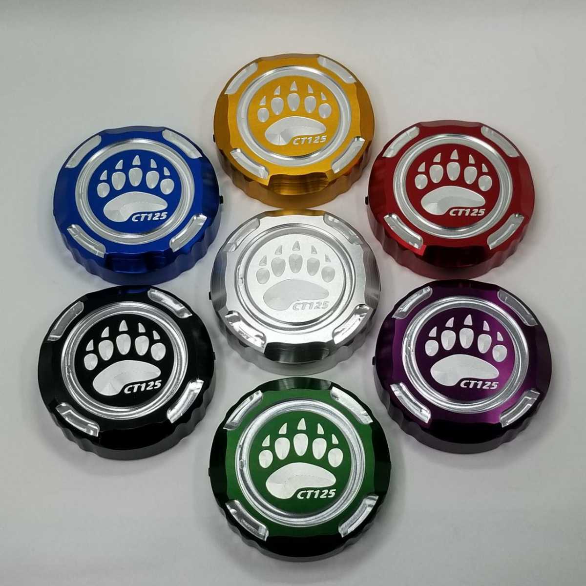 CT125 ハンターカブ フューエルキャップカバー アルミ削り出し アルマイト拍卖