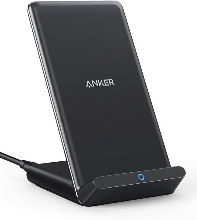 Anker PowerWave 10 Stand ワイヤレス充電器 Qi認証 iPhone 12 / 12 Pro Galaxy 各種対応 最大10W出力 (ブラック)拍卖