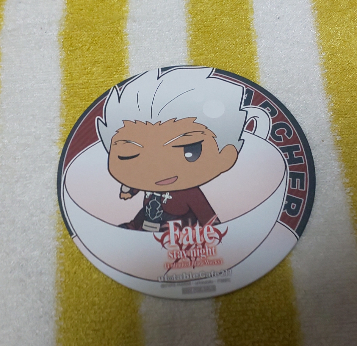 ♪『Fate/stay night』♪ARCHER♪コースター♪ufotablecafe♪277♪拍卖